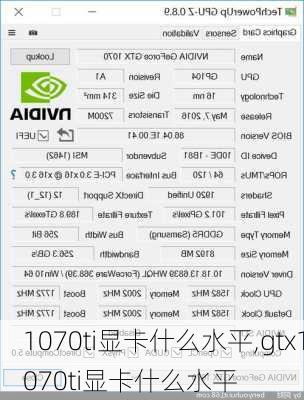 1070ti显卡什么水平,gtx1070ti显卡什么水平