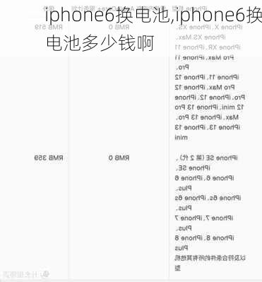 iphone6换电池,iphone6换电池多少钱啊