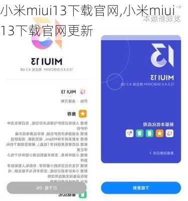 小米miui13下载官网,小米miui13下载官网更新