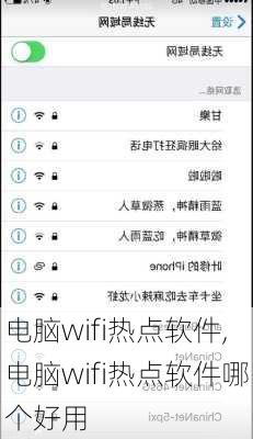 电脑wifi热点软件,电脑wifi热点软件哪个好用