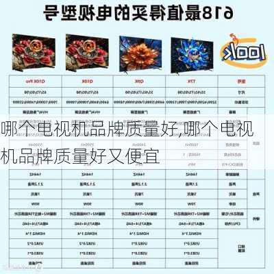 哪个电视机品牌质量好,哪个电视机品牌质量好又便宜