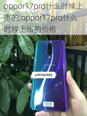 oppor17pro什么时候上市的,oppor17pro什么时候上市的价格