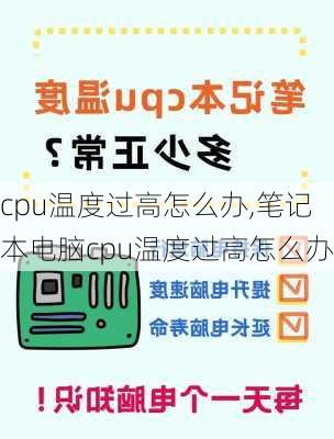 cpu温度过高怎么办,笔记本电脑cpu温度过高怎么办