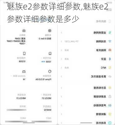 魅族e2参数详细参数,魅族e2参数详细参数是多少