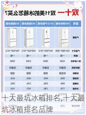 十大最坑冰箱排名,十大最坑冰箱排名品牌